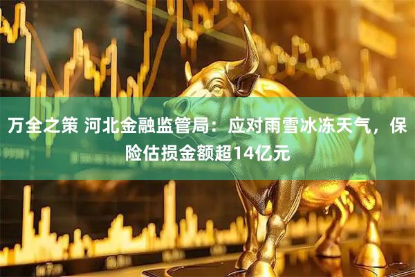 万全之策 河北金融监管局：应对雨雪冰冻天气，保险估损金额超14亿元